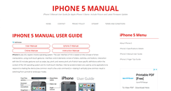 Desktop Screenshot of iphone5manualguide.com